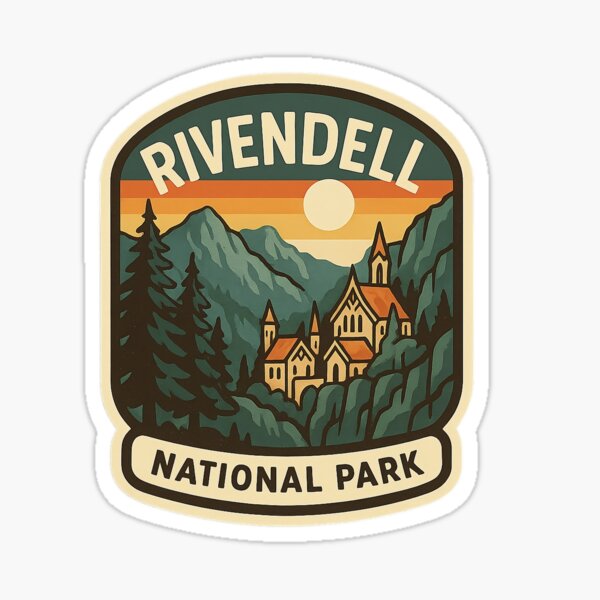 Item preview, Rivendell National Park designed and sold by J² Sticker Co.