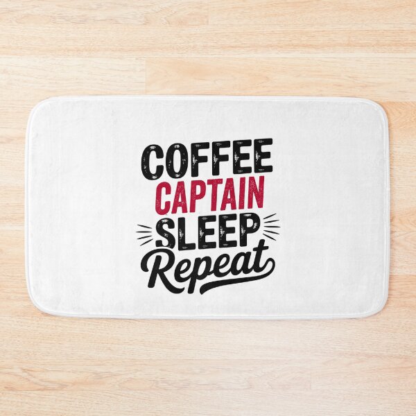 Item preview, Coffee Captain Sleep Repeat - Funny Captain Lover designed and sold by Watsonarts.