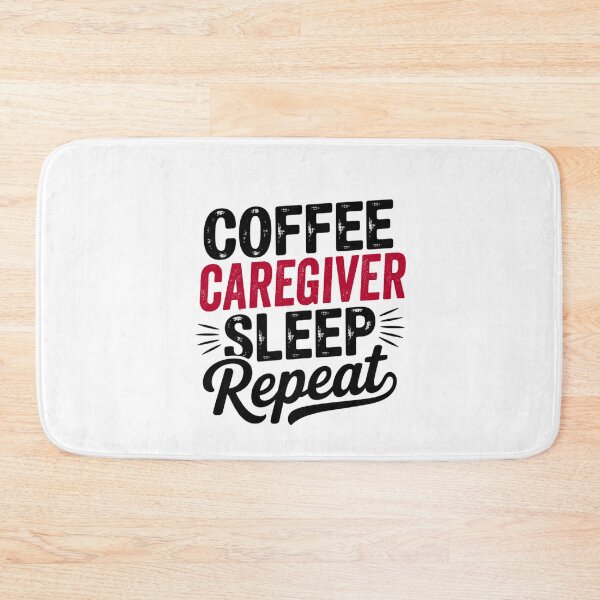 Item preview, Coffee Caregiver Sleep Repeat - Funny Caregiver Lover designed and sold by Watsonarts.