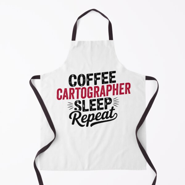 Item preview, Coffee Cartographer Sleep Repeat - Funny Cartographer Lover designed and sold by Watsonarts.