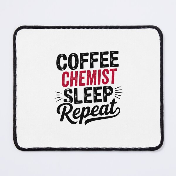 Item preview, Coffee Chemist Sleep Repeat - Funny Chemist Lover designed and sold by Watsonarts.