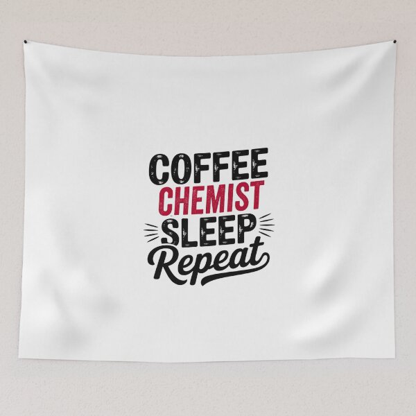 Item preview, Coffee Chemist Sleep Repeat - Funny Chemist Lover designed and sold by Watsonarts.