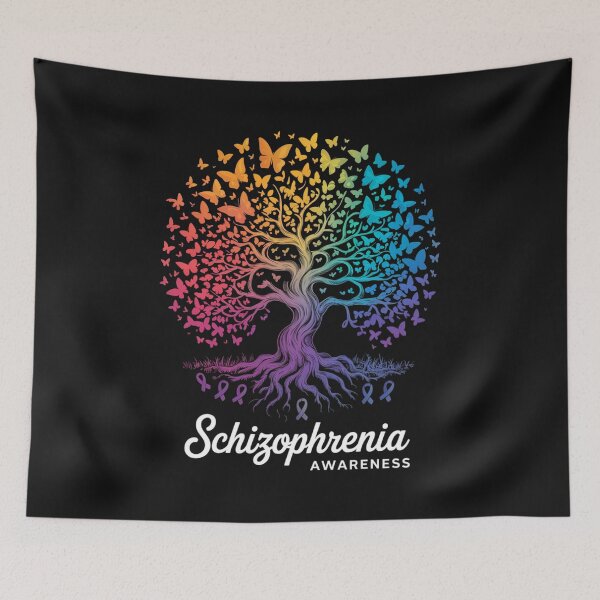 Item preview, Tree Ribbon Schizophrenia Awareness designed and sold by ConceptualVibes.