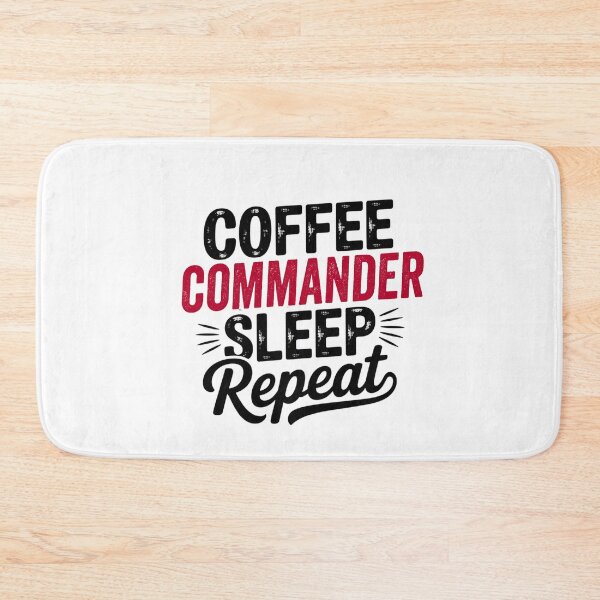 Item preview, Coffee Commander Sleep Repeat - Funny Commander Lover designed and sold by Watsonarts.
