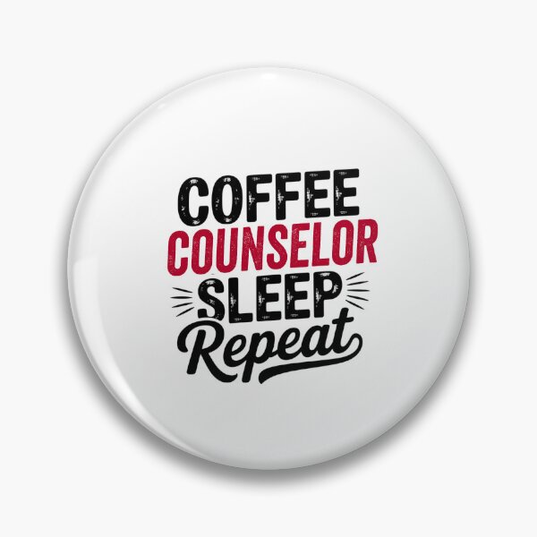 Item preview, Coffee Counselor Sleep Repeat - Funny Counselor Lover designed and sold by Watsonarts.