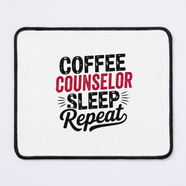 Item preview, Coffee Counselor Sleep Repeat - Funny Counselor Lover designed and sold by Watsonarts.