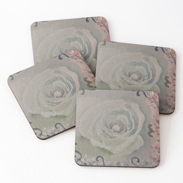 Item preview, White Rose in Cherry Blossoms designed and sold by BigRigWorks.