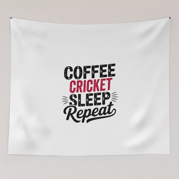 Item preview, Coffee Cricket Sleep Repeat - Funny Cricket Lover designed and sold by Watsonarts.