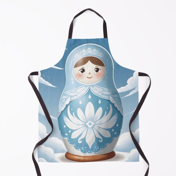 Item preview, Icy Blue Style Nesting Doll designed and sold by HeartfulBloom.