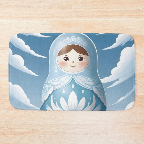 Item preview, Icy Blue Style Nesting Doll designed and sold by HeartfulBloom.