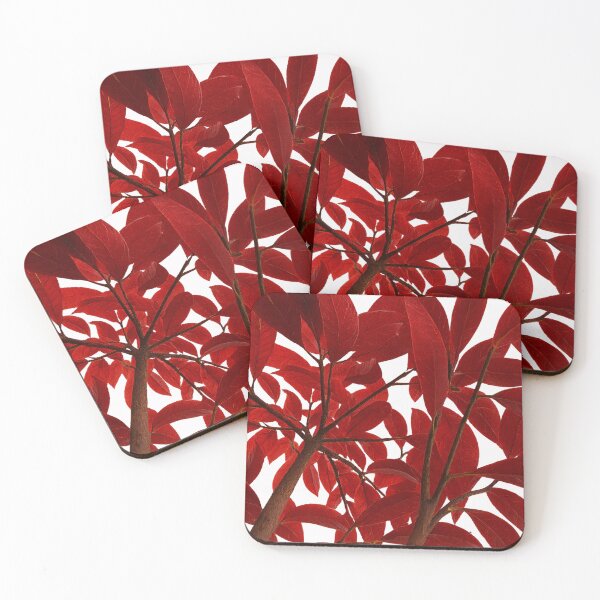 Item preview, Stylized red autumn foliage design on transparent background designed and sold by optimusprime39.