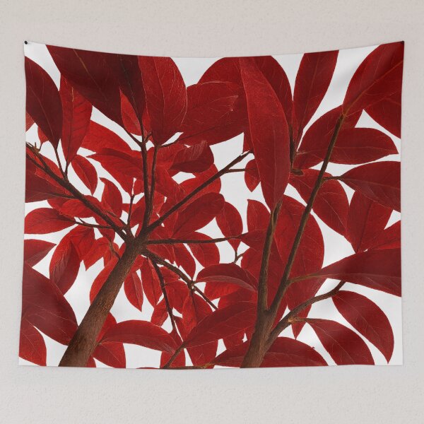 Item preview, Stylized red autumn foliage design on transparent background designed and sold by optimusprime39.