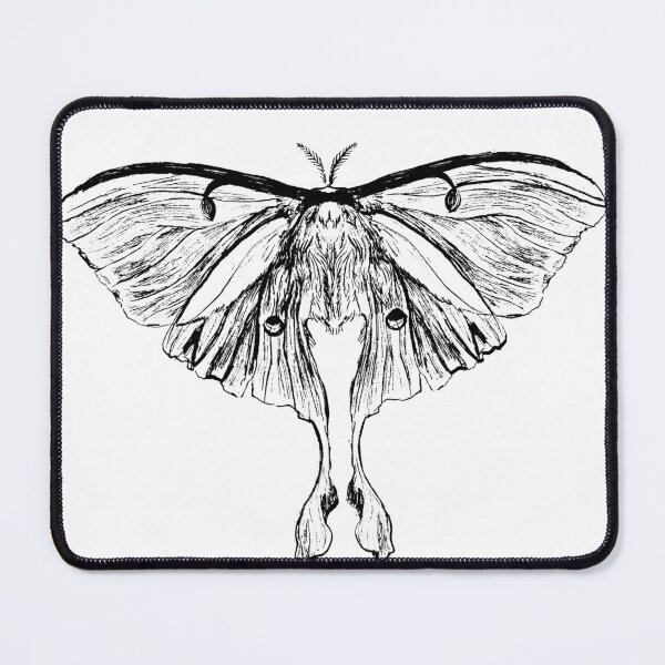 Item preview, Tribal Butterfly Silhouette – Gothic Dark Aesthetic Insect Design designed and sold by NorthernMan10.