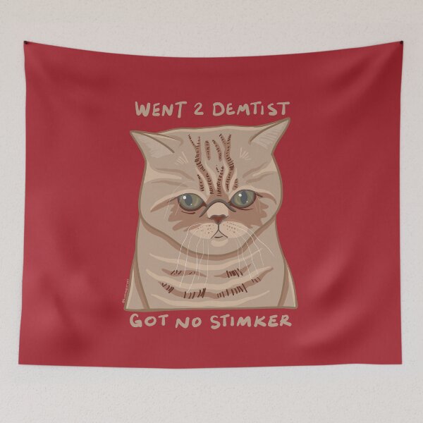 Item preview, Went 2 Demtist Cat designed and sold by KilkennyCat Art.