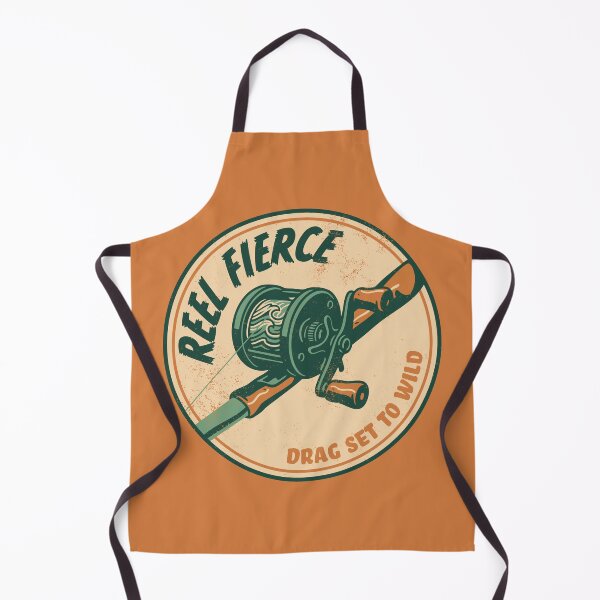 Item preview, “Reel Fierce – Drag Set to Wild” Vintage Angler Graphic designed and sold by Fierce Wave Supply Co..