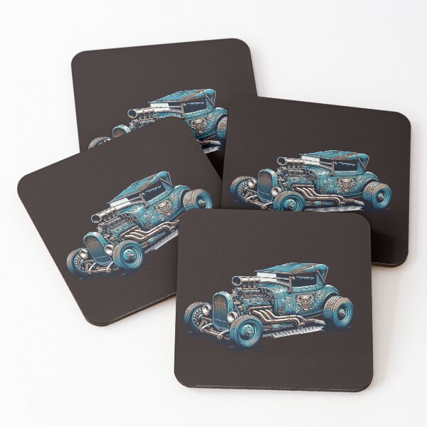 Item preview, Rat Rod Vintage Hot Rod Werewolf Graphic designed and sold by Friends Custom Creations.