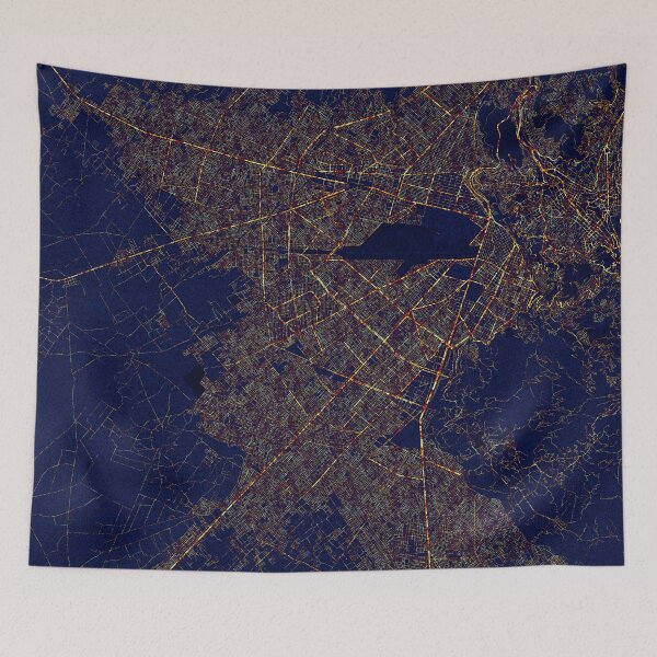 Item preview, El Alto, Bolivia Map - City At Night designed and sold by deMAP.