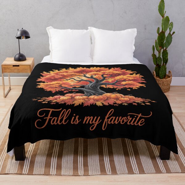 Item preview, Fall Is My Favorite Tree Autumn Fall Leaves Trees Pumpkins designed and sold by brynatshop.