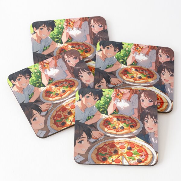 Item preview, A perfect afternoon with friends and slices of pizza designed and sold by ChromaStyle.