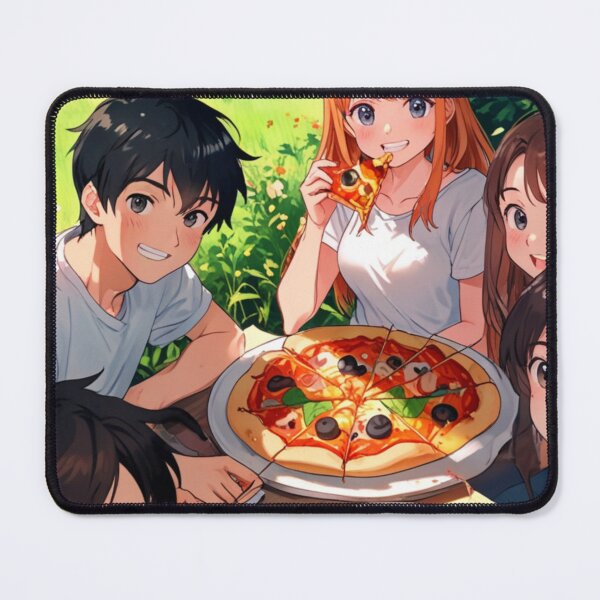 Item preview, A perfect afternoon with friends and slices of pizza designed and sold by ChromaStyle.