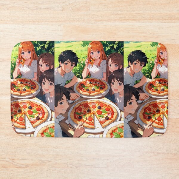 Item preview, A perfect afternoon with friends and slices of pizza designed and sold by ChromaStyle.