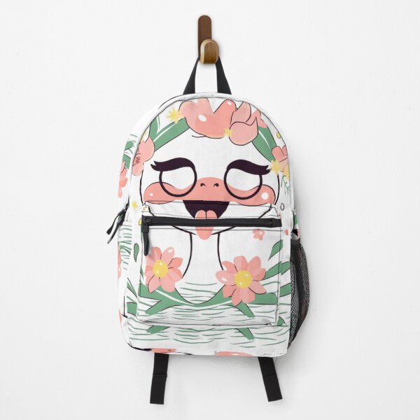Item preview, Funny Flower Frog Face Cartoon Illustration designed and sold by PaintbrushPlace.