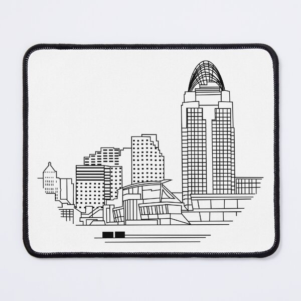 Item preview, Cincinnati skyline designed and sold by Digital4youLk.