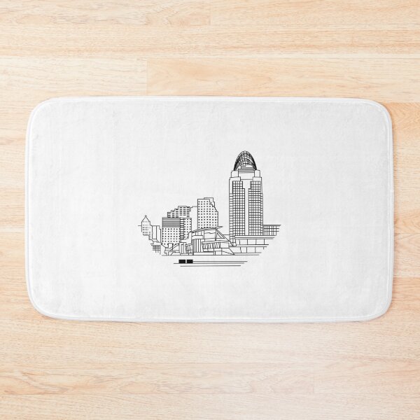 Artikelvorschau, Skyline von Cincinnati entworfen und verkauft von Digital4youLk.