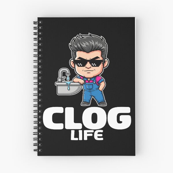 Item preview, CLOG LIFE - PLUMBER designed and sold by KEF Custom.