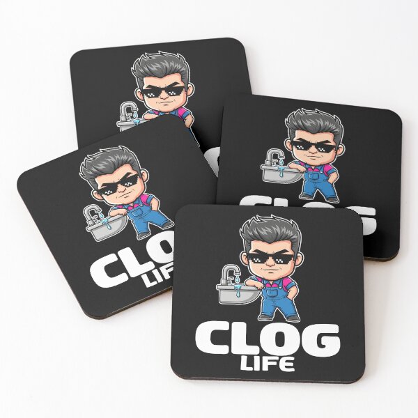 Item preview, CLOG LIFE - PLUMBER designed and sold by KEF Custom.