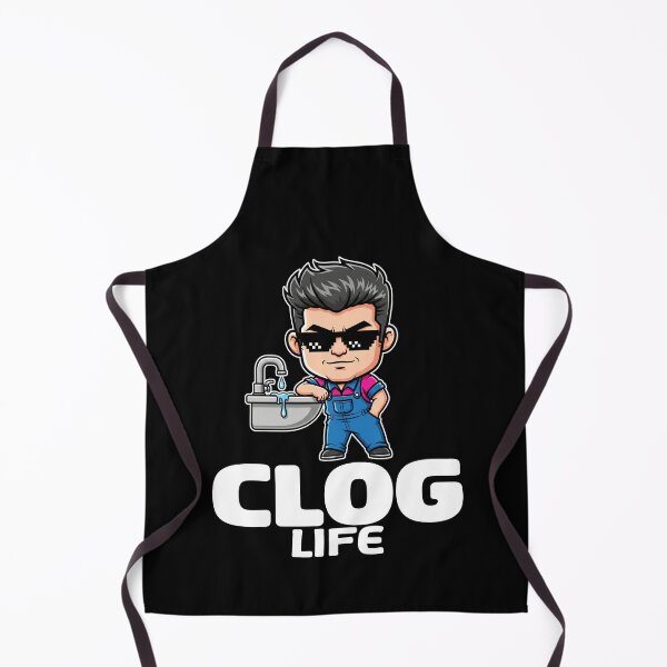 Item preview, CLOG LIFE - PLUMBER designed and sold by KEF Custom.