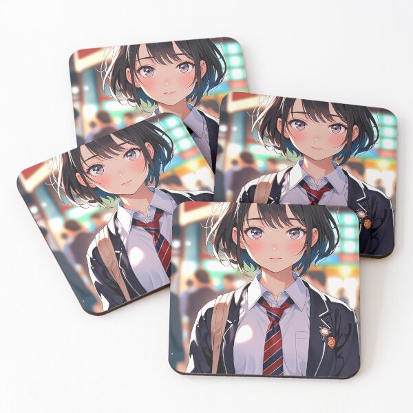 Item preview, anime school girl designed and sold by elvisart25.