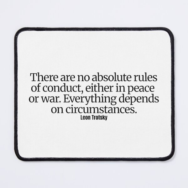 Item preview, Leon Trotsky Quote designed and sold by CharmStudio.
