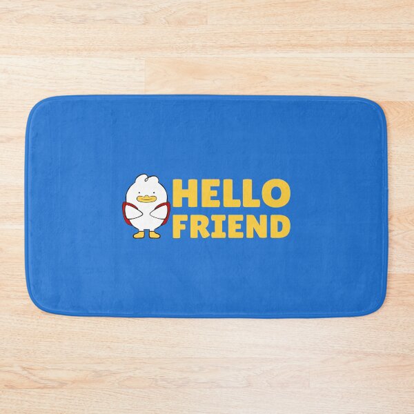 Item preview, Hello Friend Cute Duck Illustration  designed and sold by Lwahniarts.