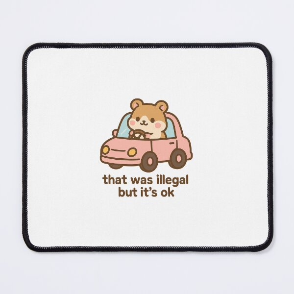 Item preview, Sassy Hamster Can’t Drive designed and sold by The Painted Topaz.