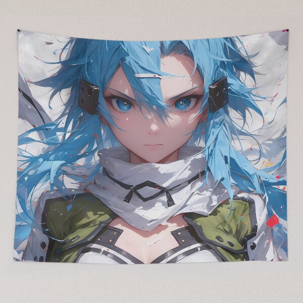 Artikelvorschau, Sinon Sword Art Online Wilde, kampfbereite Kriegerin entworfen und verkauft von TorbenKuhano.