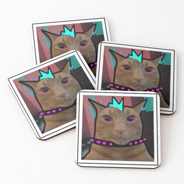 Item preview, Meme cat neon punk designed and sold by Kafiart.