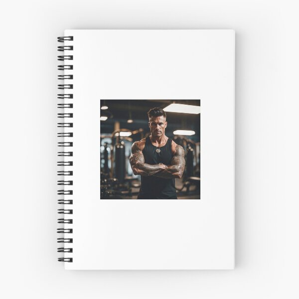 Item preview, A muscular and tattooed man at a boxing gym in a tank top designed and sold by Rodney Milner.