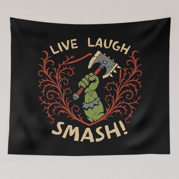 Item preview, Live Laugh Smash Wargaming designed and sold by pixeptional.