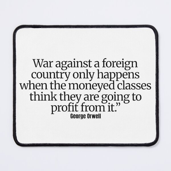 Item preview, George Orwell Quote designed and sold by CharmStudio.
