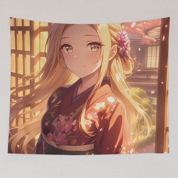 Item preview, Alice Zuberg Sword Art Online Anime Kimono Sakura Serenity designed and sold by TorbenKuhano.