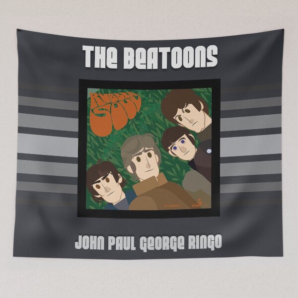 Item preview, 6 - THE BEATOONS / RUBBER SOUL - ALBUM COVER designed and sold by CuPensky.