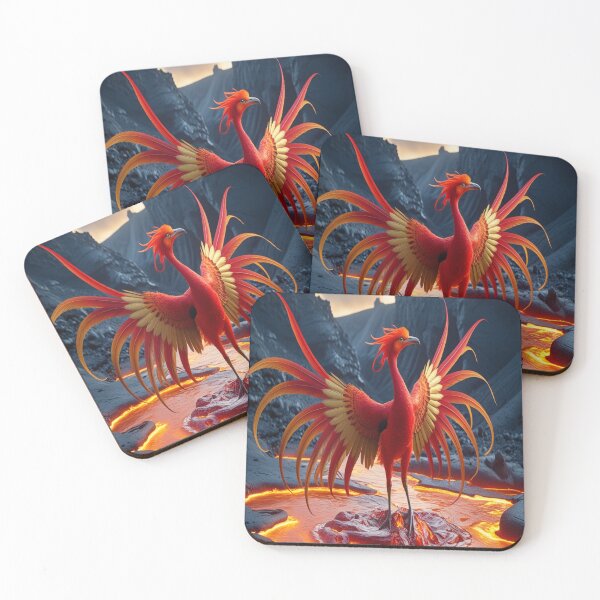 Item preview, Phoenix Rising from Volcanic Flames designed and sold by Max Store.
