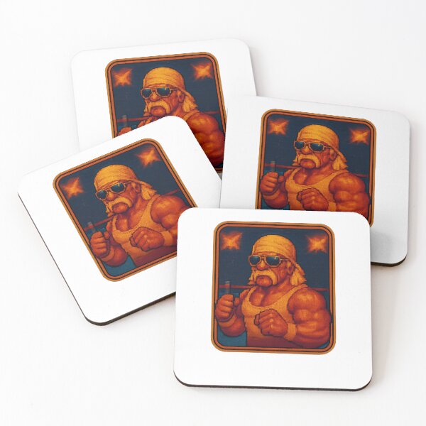 Item preview, Pixilated Hulk Hogan designed and sold by oxanaraju.