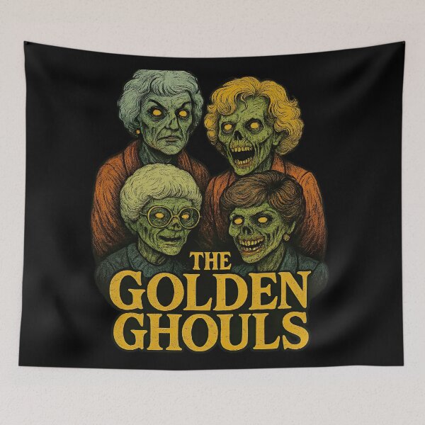 Item preview, Golden Ghouls - Thank you for being a snack! 80s 90s Retro Halloween Throwback Tribute designed and sold by 90snerd.
