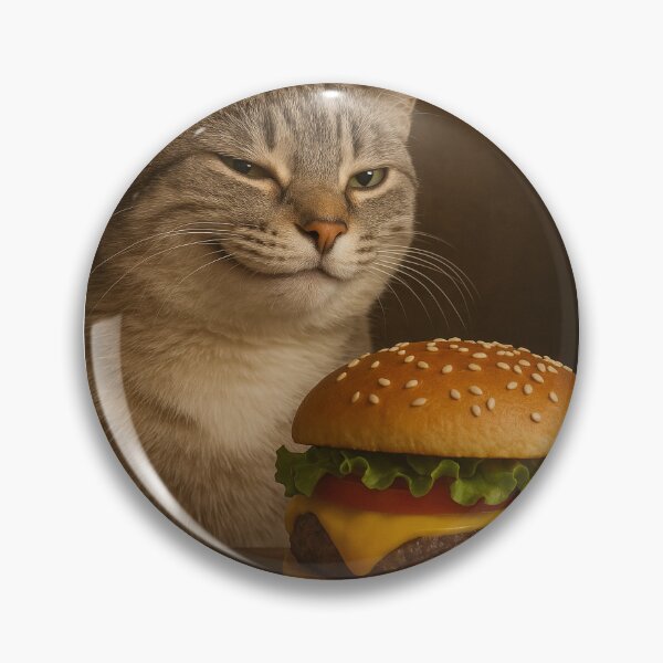 Item preview, Smug Cat Smiles at Burger designed and sold by CatBurgerDesign.