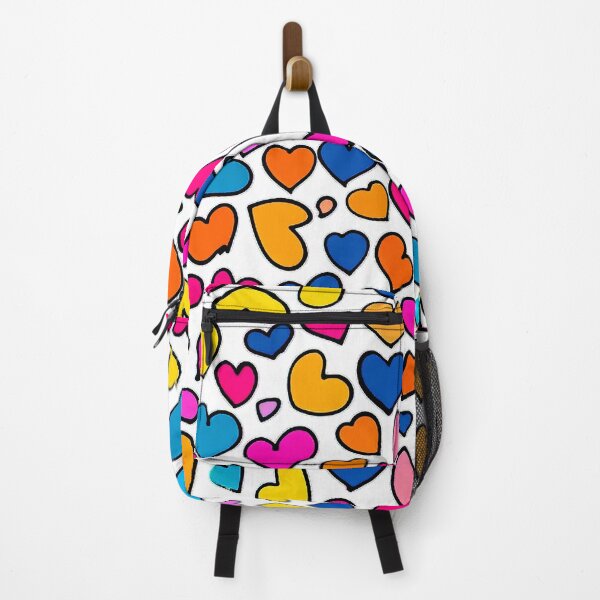 Item preview, Candy-Colored Cute Heart Designs Vibrant Pattern designed and sold by DEC02.
