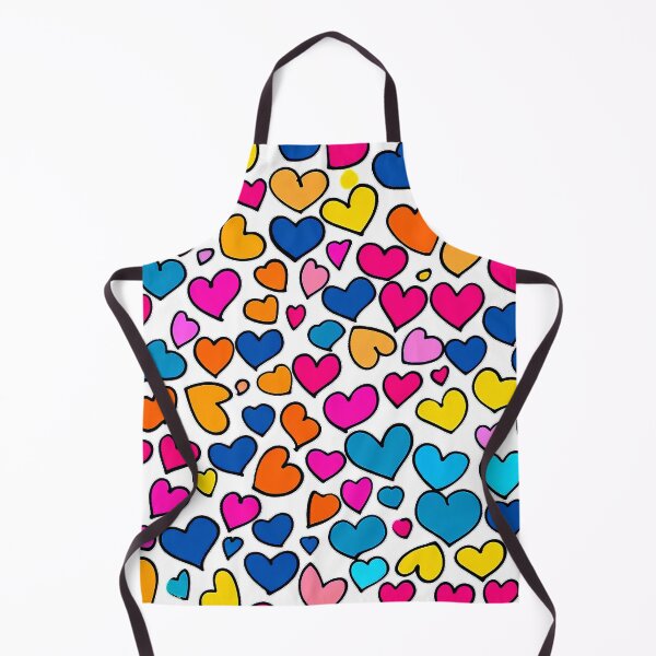 Item preview, Candy-Colored Cute Heart Designs Vibrant Pattern designed and sold by DEC02.