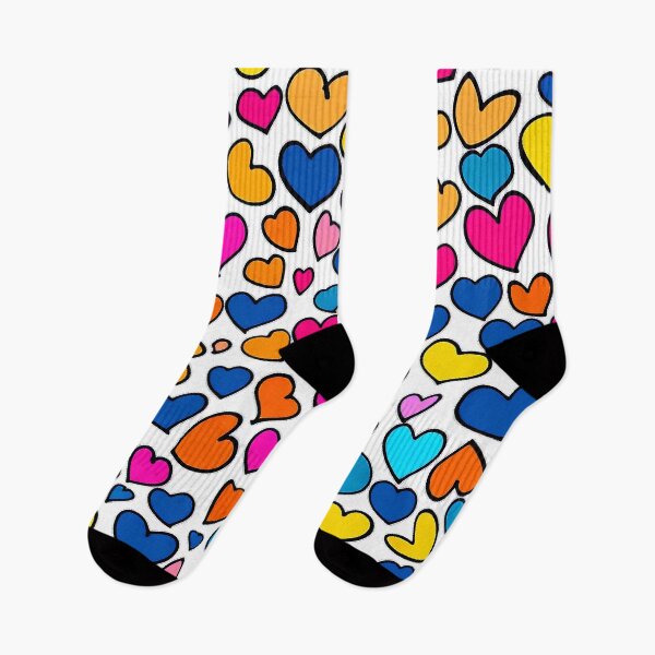 Item preview, Candy-Colored Cute Heart Designs Vibrant Pattern designed and sold by DEC02.