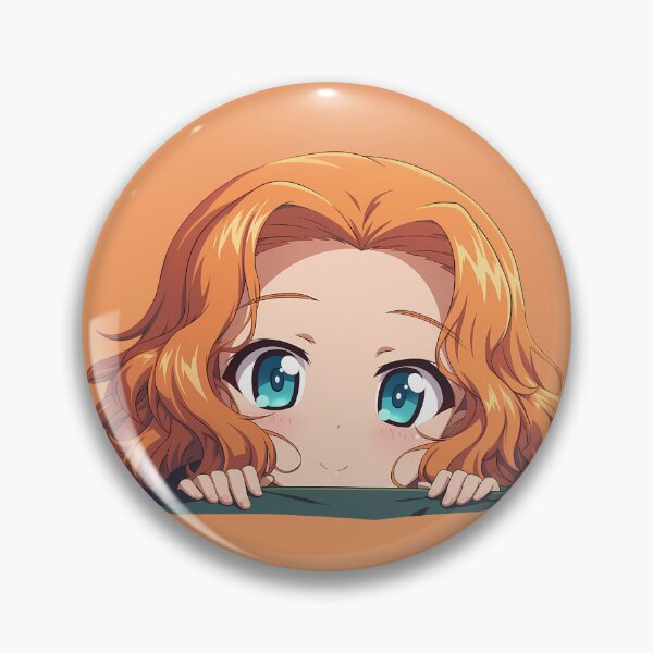 Item preview, Chibi Orange Pekoe Girls und Panzer Anime Peeking designed and sold by TorbenKuhano.